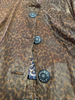Brown leather jacket new