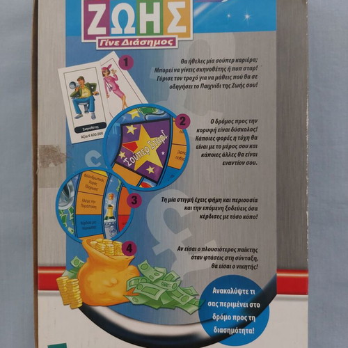 The Game of Life Travel Edition board game used