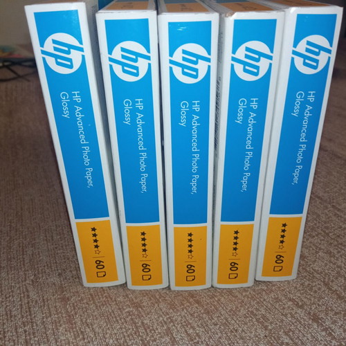 HP Advanced Photo Paper new, pack of 5