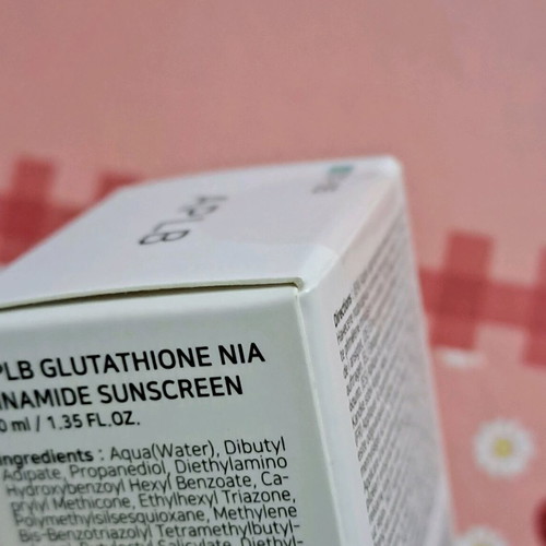 APLB Glutathione Niacinamide Brightening Sunscreen SPF50+ PA++++ brand new 50ml
