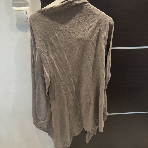 Mango Basics asymmetrical cardigan beige like new, size L