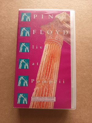 Pink Floyd Live at Pompeii VHS full length version like new