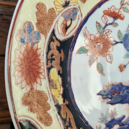 Qianlong Style Porcelain Plate used, handmade decorative
