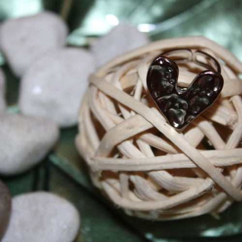 Adjustable silver ring new