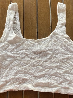Bershka women's blouse like new, white, size M