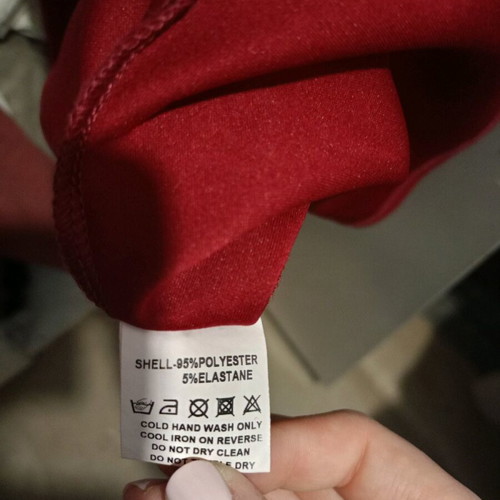 Goddiva cocktail dress Bordeaux red like new, short length