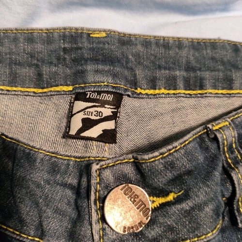 Toi&Moi jeans used, straight fit, back pocket design, low rise