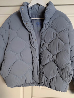 Zara padded jacket, blue, size 158 cm, girls 12-13 years