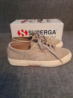 Superga limited edition sneakers καινούργια, μέγεθος 38, μπεζ χρυσαφί