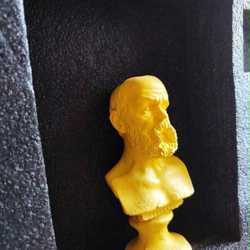 Socrates Philosopher Gypsum Statue 15 cm Height Solid