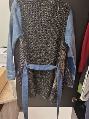 Desigual cardigan like new, multicolor with pockets and belt