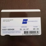 Denmark phone card used