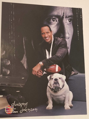 Dwayne Johnson Ένθετο από περιοδικό Αφισόραμα Σε καλή κατάσταση Τιμή 4 Ευρώ
