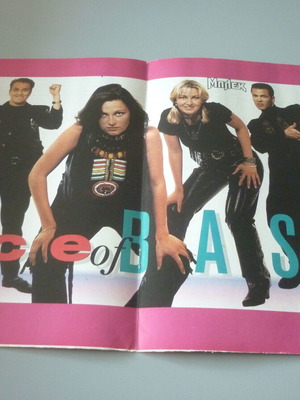 Ace of Base Moto Cross διπλή συλλεκτική αφίσα μεταχειρισμένη από περιοδικό Μπλεκ