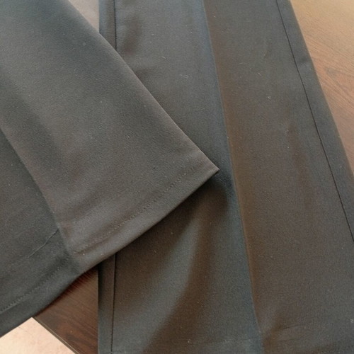 Elastic black flared pants Italian size XS like new