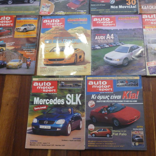 Auto Motor Sport magazines like new, pack of 10 from the 90s