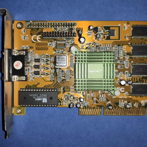 Daytona 740 8MB AGP VGA Vintage Graphics Card like new
