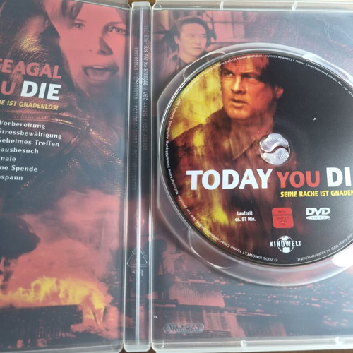 Today You Die DVD like new, Steven Seagal action adventure