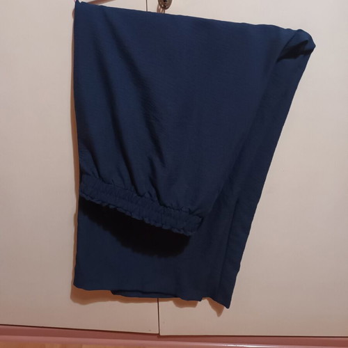 Pants blue 4XL new, elastic waist, straight cut