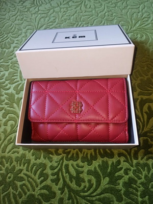 Kem wine red wallet