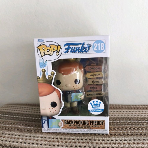 Funko Exclusive Backpacking Freddy new with free protector