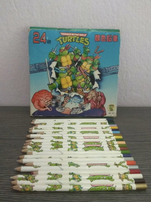 Teenage Mutant Ninja Turtles 1990 pencils used, rare