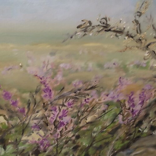 Despina Kyriakidou oil painting 78x66 cm like new