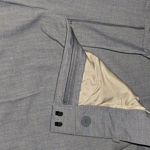 Mango Blue Crop Suit Pants New