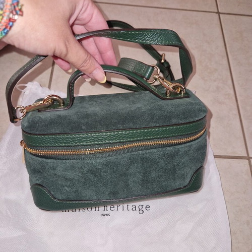 Maison Heritage crossbody bag, green, authentic
