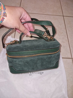 Maison Heritage crossbody bag, green, authentic