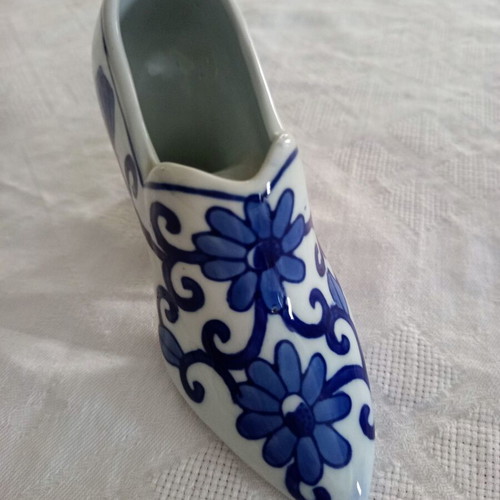 Vintage decorative porcelain shoe like new