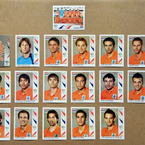 Panini World Cup 2006 Netherlands sticker set