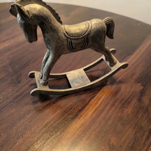 Decorative Rocking Horse like new, antique style polyresin