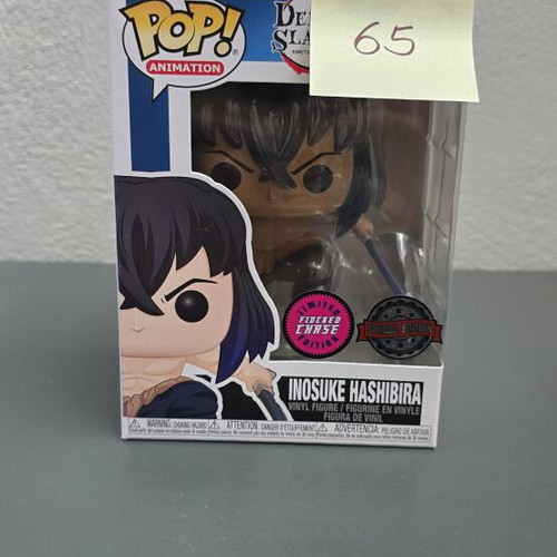 Inosuke Chase Flocked Funko Pop like new