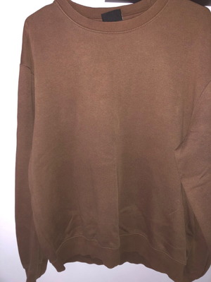 Brown H&M Medium sweatshirt without hood new
