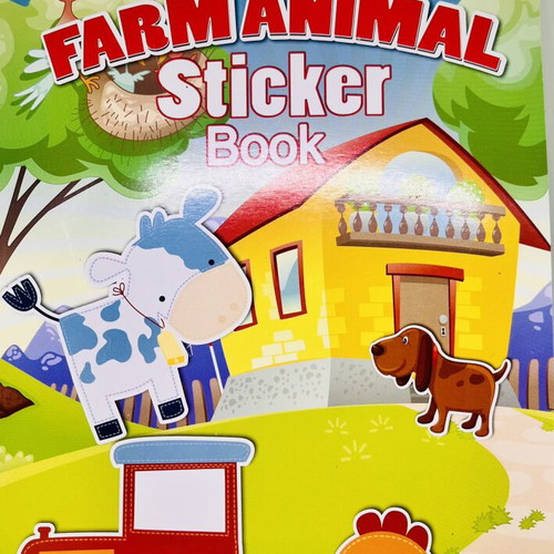 Flying Tiger sharpener like new with farm animal stickers