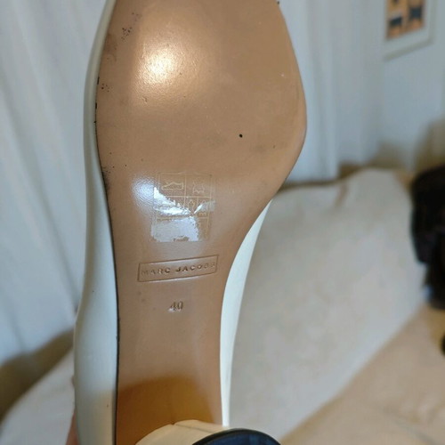 Marc Jacobs leather ankle boots new, white, size 40