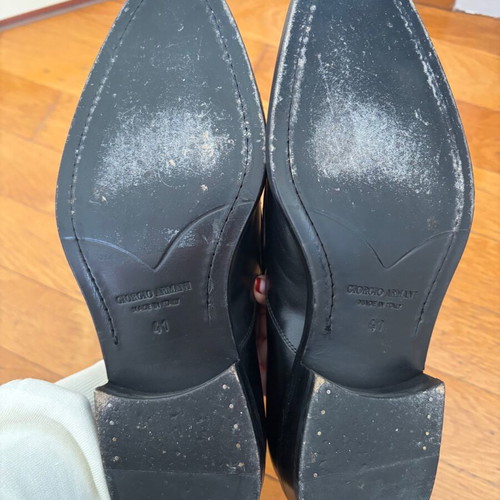 Giorgio Armani Men's Shoes used, size 41, black