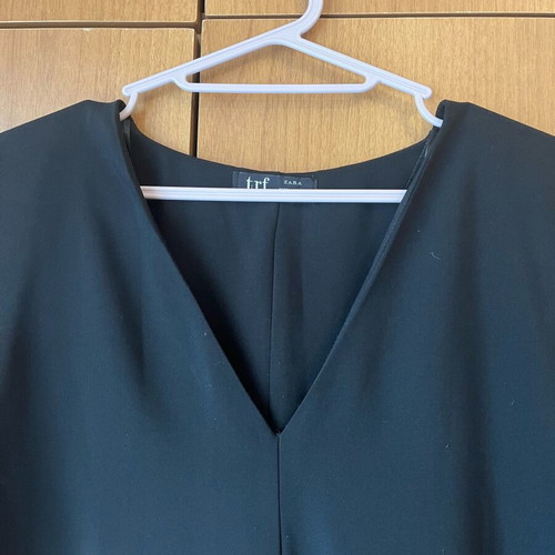Zara TRF black mini dress tunic S like new