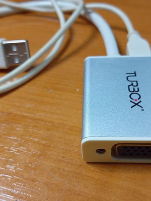 Turbo-X Μετατροπέας VGA σε HDMI σαν καινούργιο, μεταλλικό πλαίσιο
