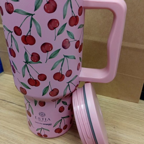 Straw tumbler thermos 900ml Estia Home Art new