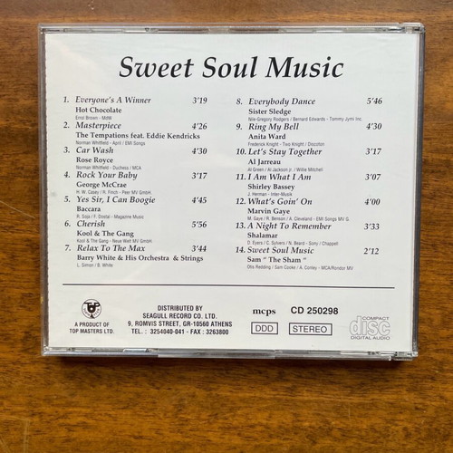 Sweet Soul Music 98 CD like new