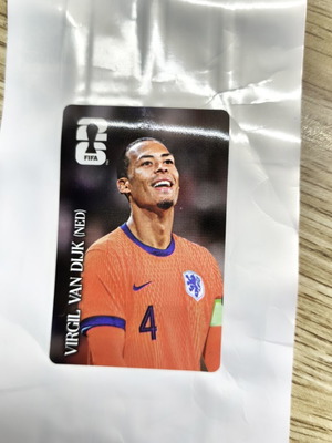Virgil Van Dijk Panini Coca Cola limited edition sticker new
