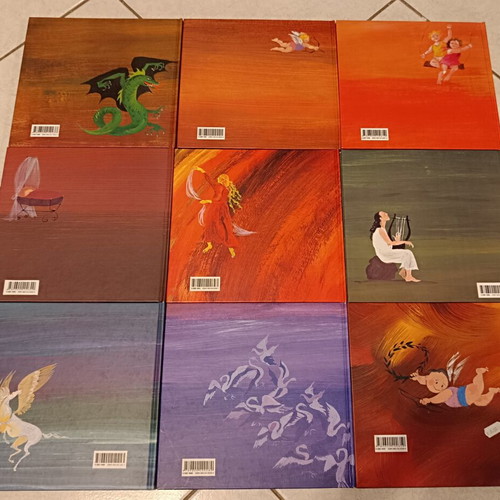 Mythology and Lysistrata children's books pack of 9, like new