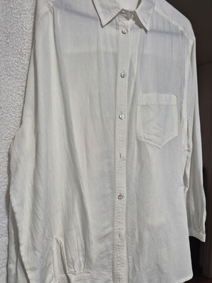 Primark women's casual shirt XL, off-white, oversized