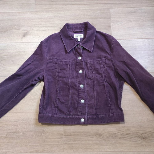 Esprit corduroy shirt like new, size S, burgundy