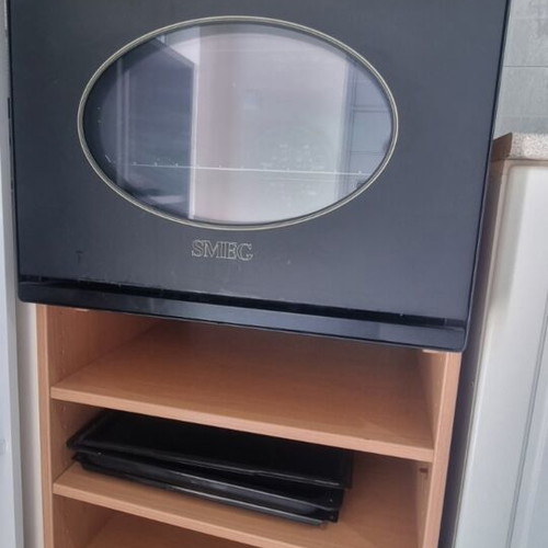 Smeg Colonial Built-In Oven Retro Black Bronze, Like New