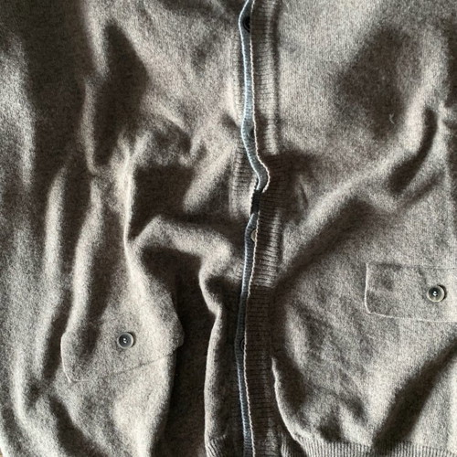 Rodrigo cardigan like new, size XXL, brown, 90% lana wool, 10% kashmir
