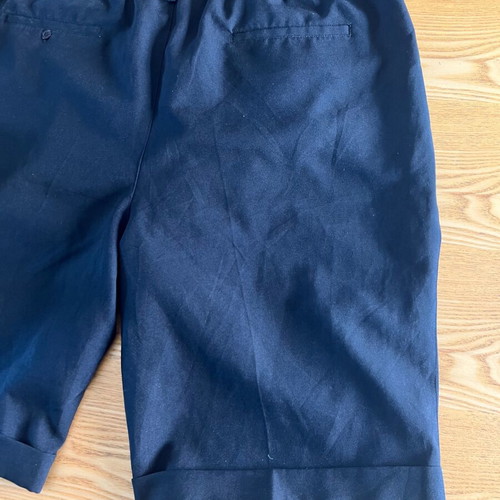 Montique men's black pleated shorts XXL