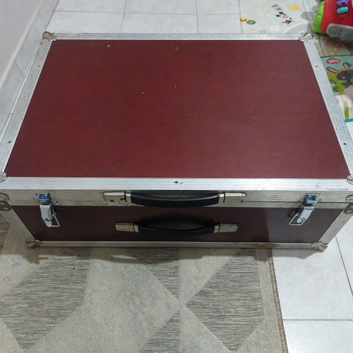 Flyth case used, dimensions 75x52x25 cm